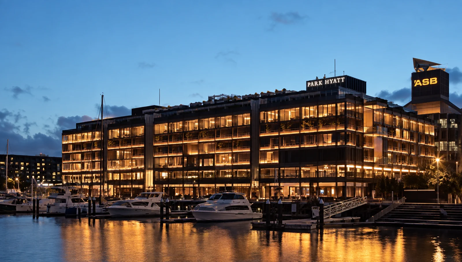 Park Hyatt Auckland on the waterfront at Wynyard Quarter