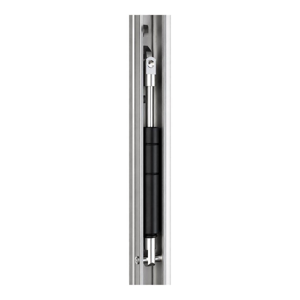 Integrated Damping and Concealed Upper Locking