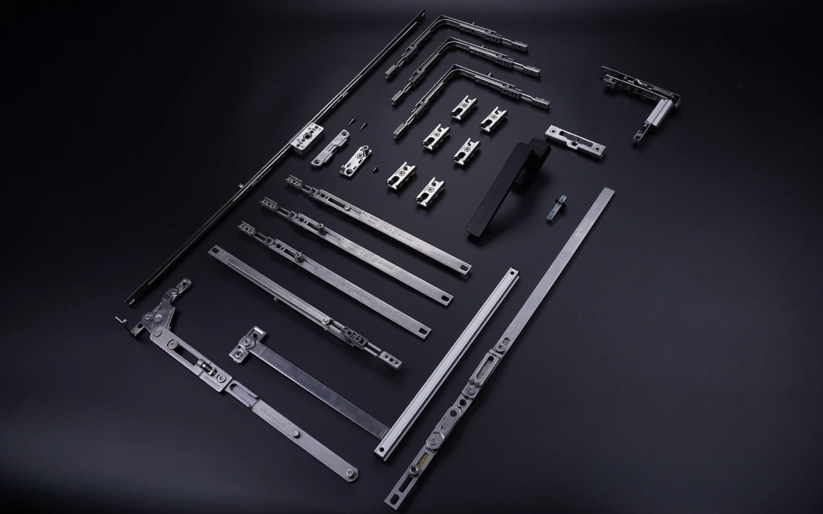 Euro 16 mm groove tilt-and-turn stainless-steel hardware