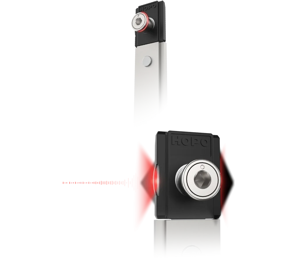 Anti-Pry Locking with Reduced Rattle
