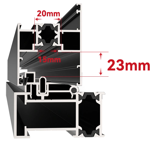 23 mm Single-Track Window