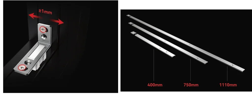 Extension Options for Different Door Heights
