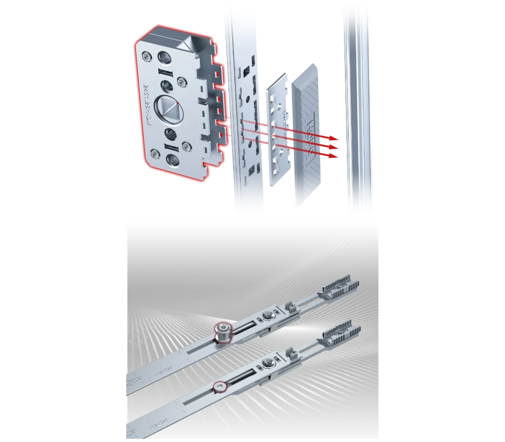Modular Hardware for Different Sash Sizes